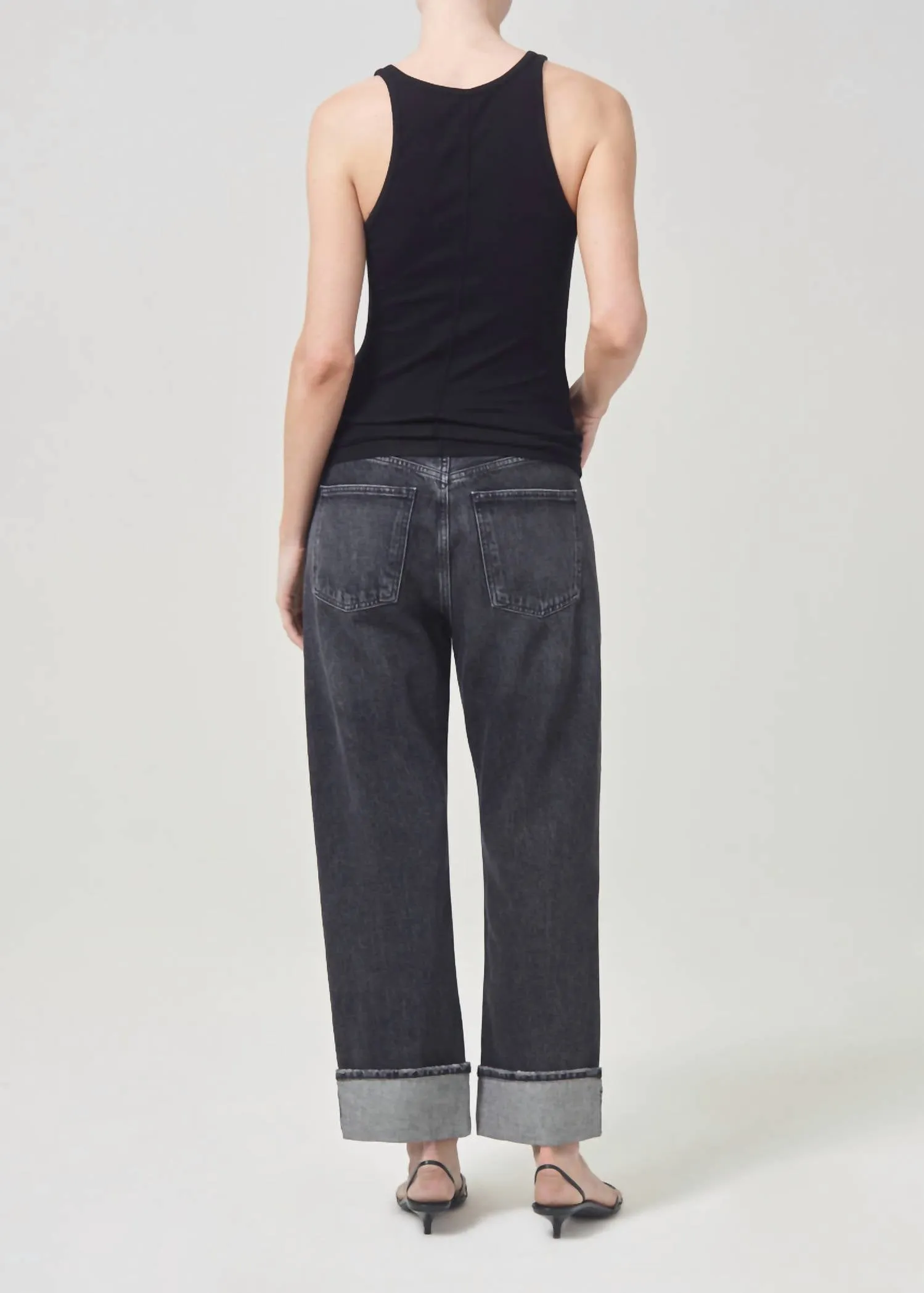 Agolde - Women's Fran Low Slung Easy Straight Jeans