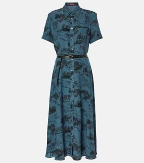 Altuzarra Kiera printed silk midi dress