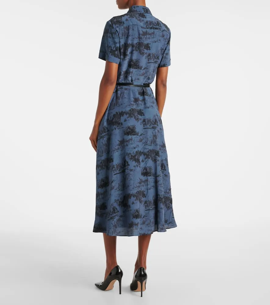 Altuzarra Kiera printed silk midi dress