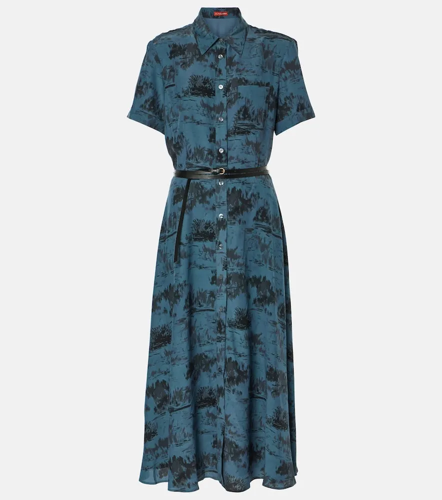 Altuzarra Kiera printed silk midi dress