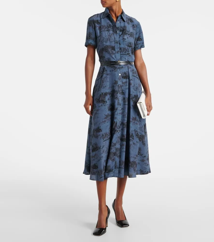 Altuzarra Kiera printed silk midi dress