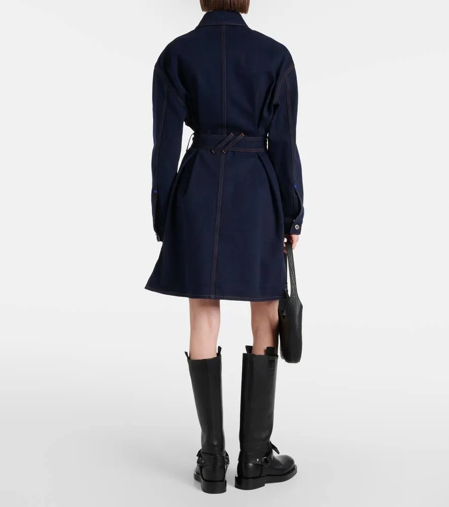 Burberry Belted denim shirt dress