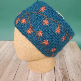 Embroidered Ear Warmer