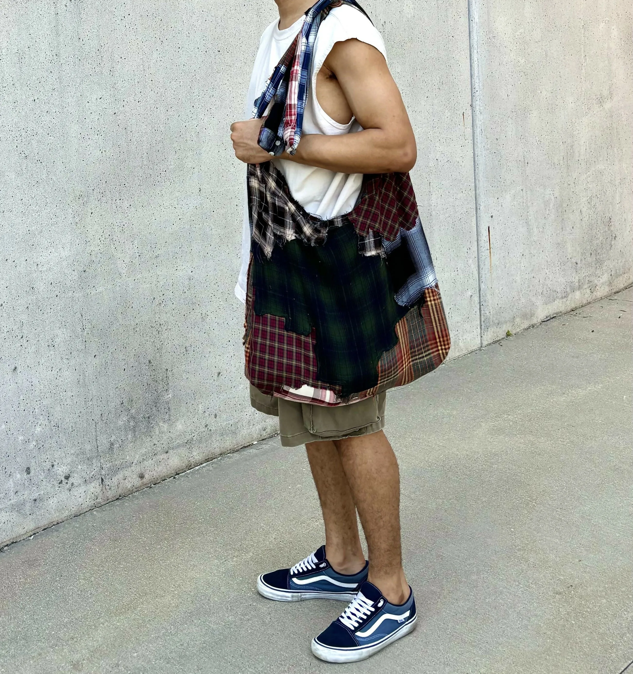 Flannel Crossbody Bag