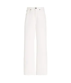 Koko High Rise Straight Jean in White