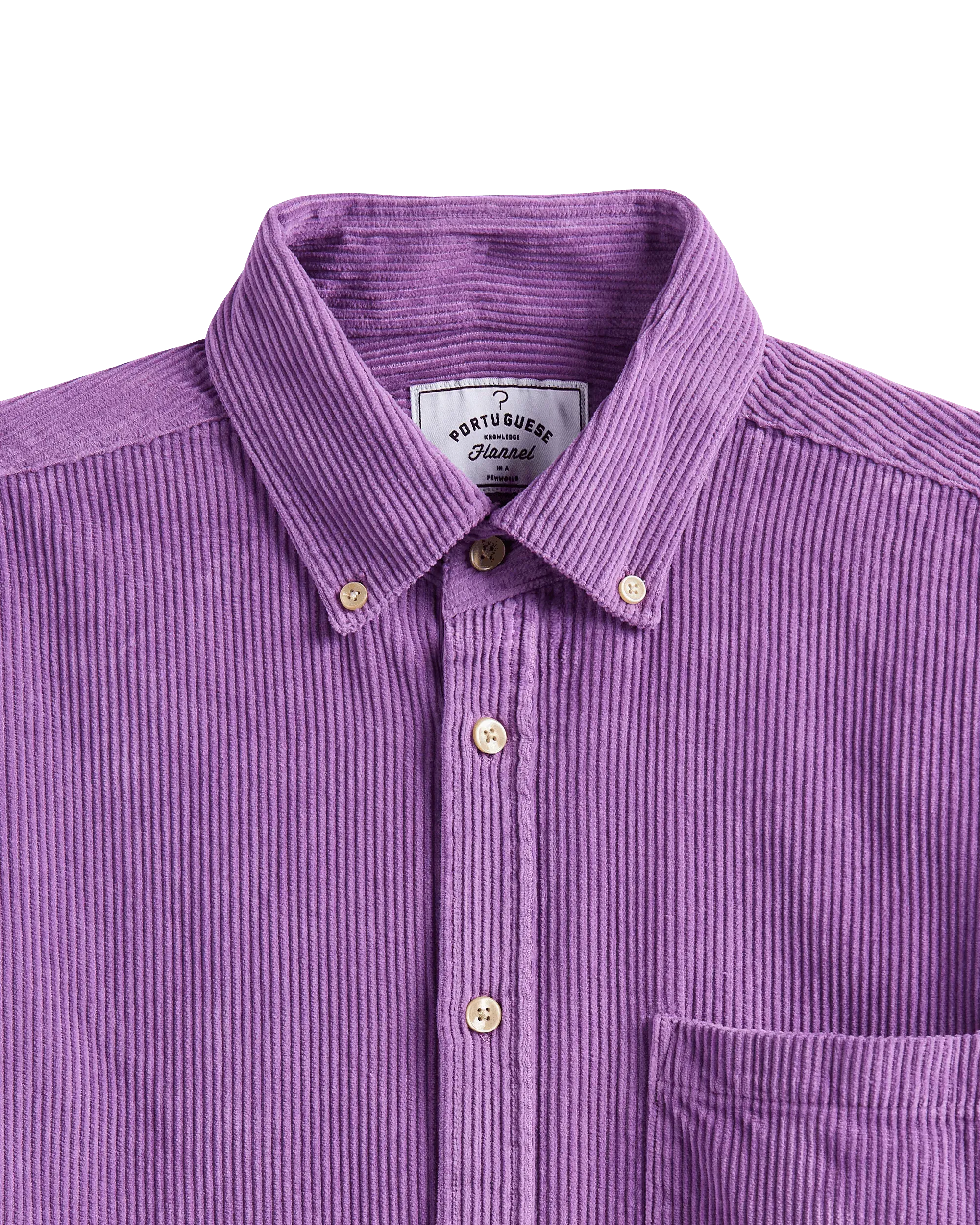 Lobo Corduroy Shirt - Purple