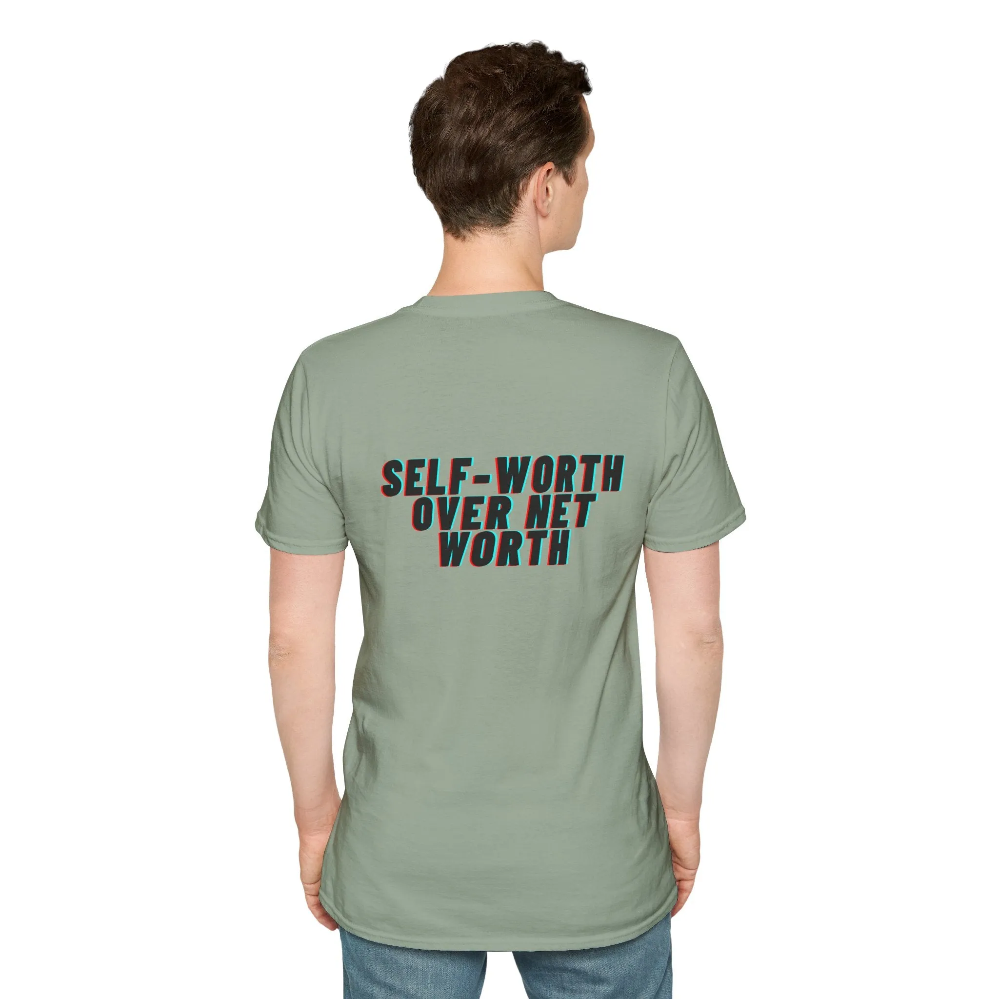 Self-Worth Over Net Worth' Statement T Shirt - Unapologetic Apparel