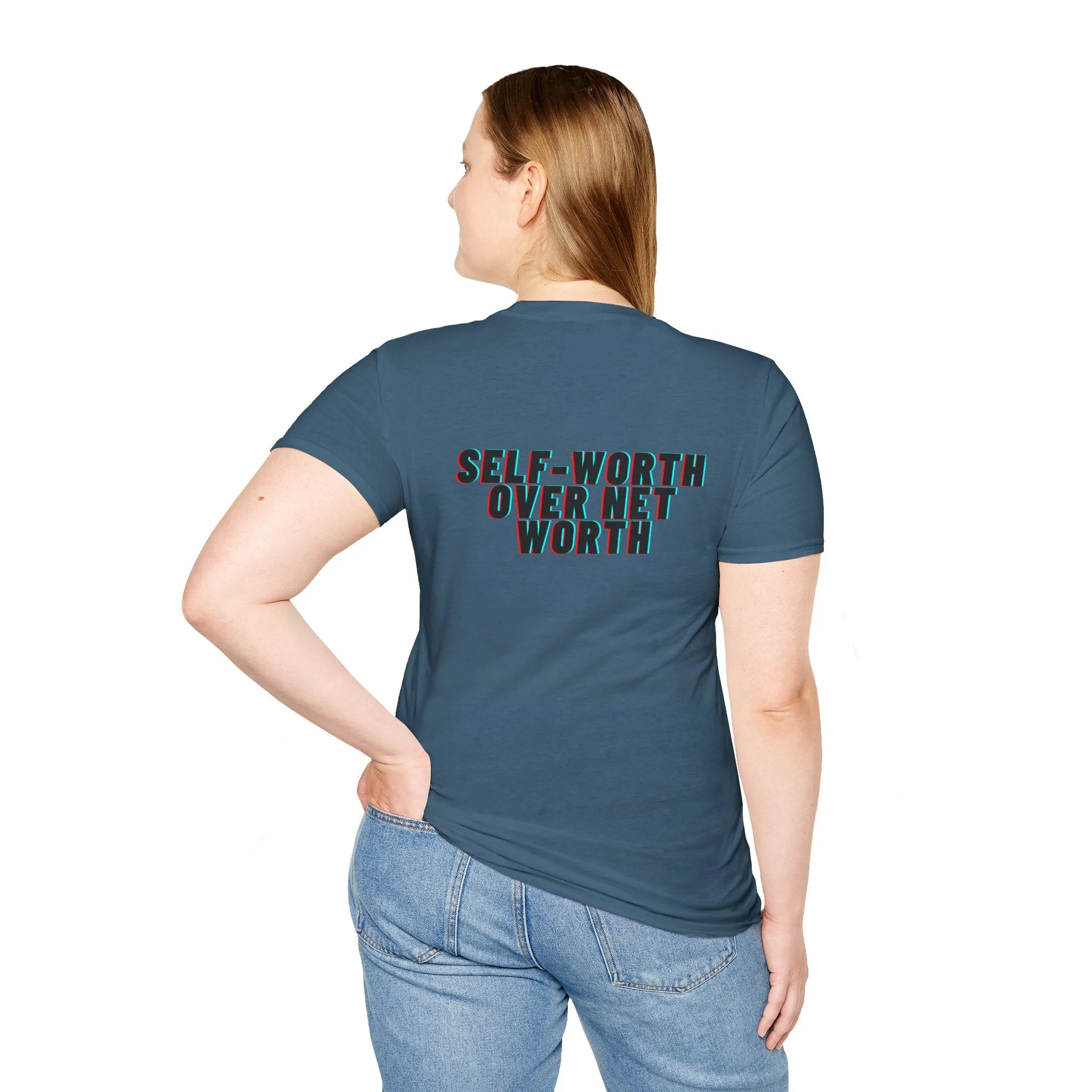 Self-Worth Over Net Worth' Statement T Shirt - Unapologetic Apparel