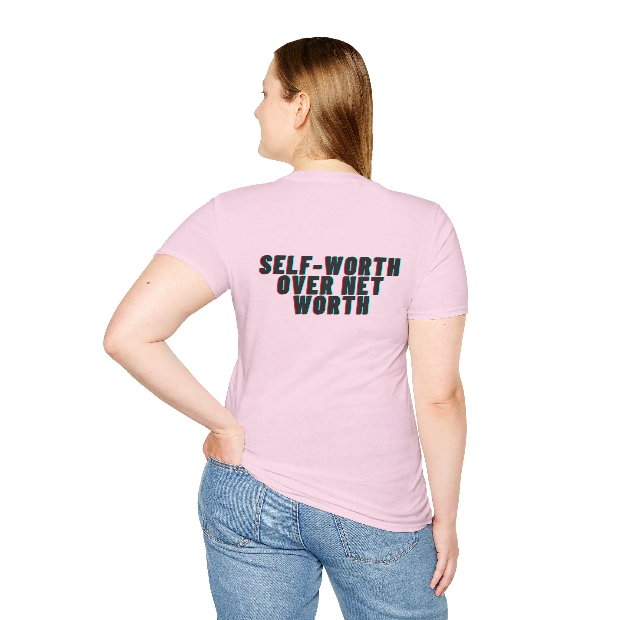 Self-Worth Over Net Worth' Statement T Shirt - Unapologetic Apparel