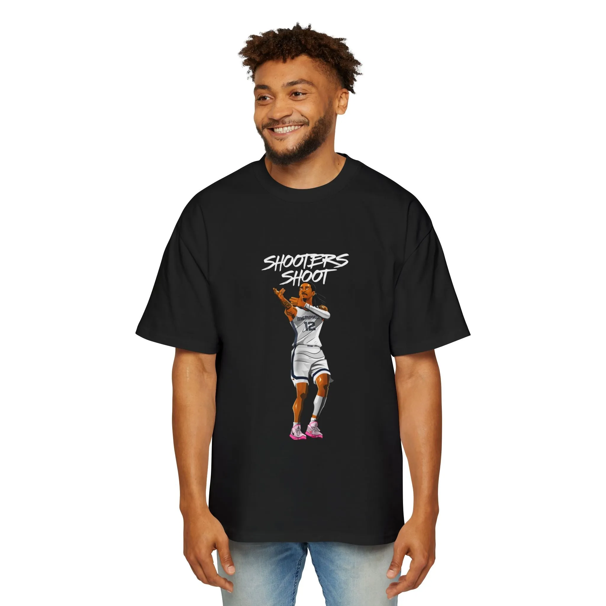 Shooters Shoot Oversized Heavy Tee